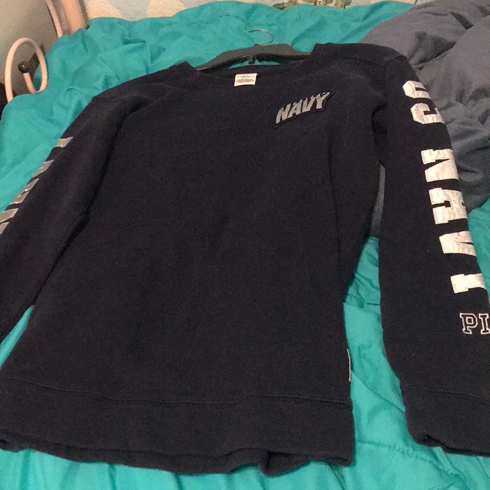 Navy sweater